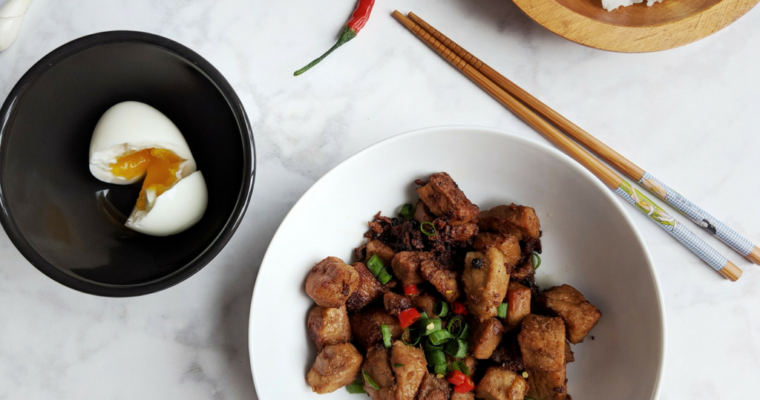 Pork Adobo Recipe | Garlicky (Sauceless) Adobo with Whole Peppercorns