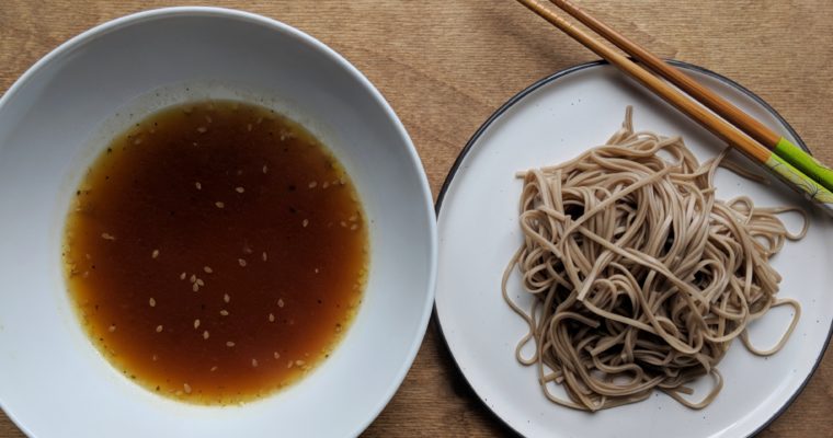 Buckwheat Soba Noodles with Dipping Sauce